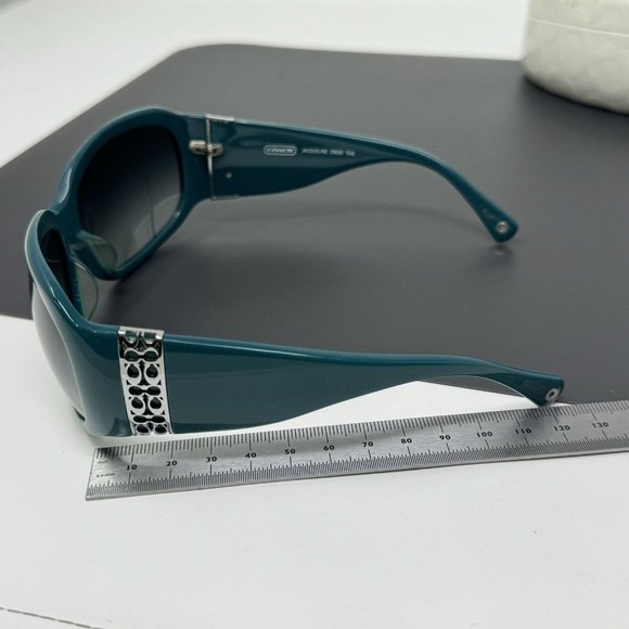 Coach Jacqueline S 828 TEAL Sunglasses With Coach Case main image 7